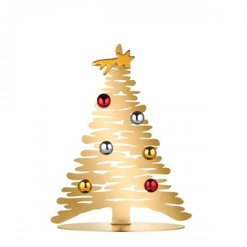 Alessi-Bark for Christmas Porcelain Magnets Gold Steel Decoration-