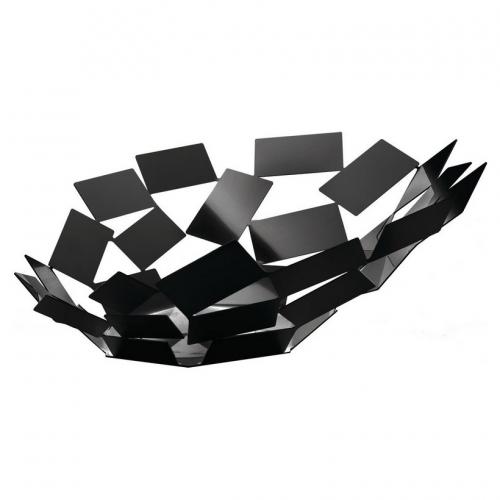 Alessi-La Stanza dello Scirocco Centrotavola in acciaio colorato e resina, nero - Foto 1 di 1