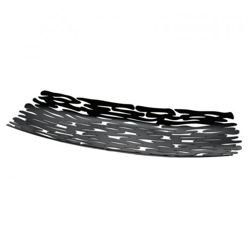 Alessi-Bark Centrotavola in acciaio colorato con resina epossidica, nero - Foto 1 di 1