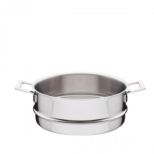 Alessi-Pots&Pans Cestello per cotture al vapore in acciaio inox 18/10 lucido - 第 1/1 張圖片
