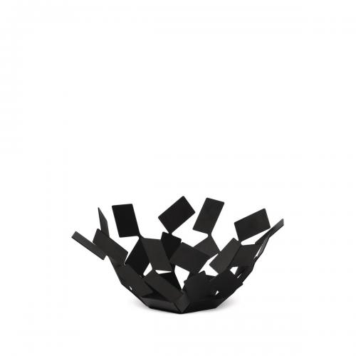 Alessi-La Stanza dello Scirocco Fruttiera in acciaio colorato e resina, nero - Photo 1/1