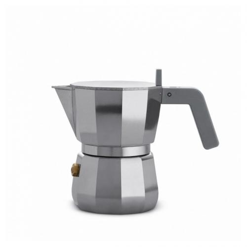 Alessi-Moka Aluminum Cast Coffee Maker Fits Induction 9 Cups - Picture 1 of 1