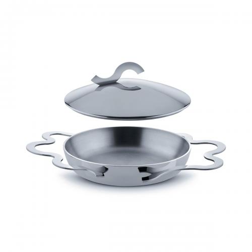 Alessi-Tegamino Trilamine Eggs with 18/10 Stainless Steel Lid - Picture 1 of 1